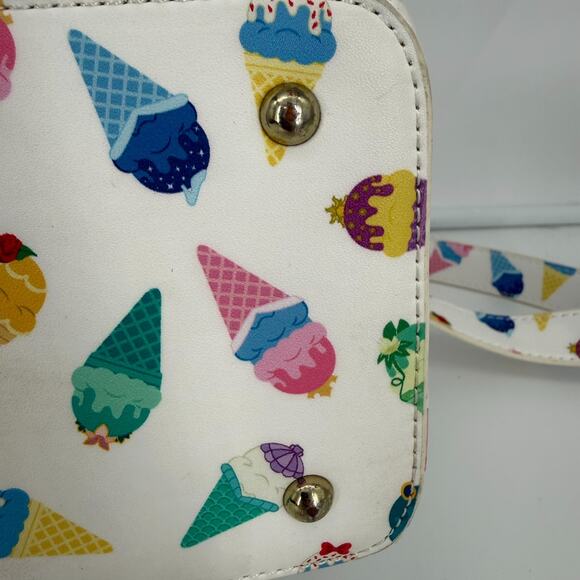 Retired Loungefly Disney Princess Ice Cream Print Crossbody Purse Handbag - Picture 11 of 16